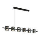 Axyaa Double Glass Chandelier for Villa, Restaurant, and Model Room