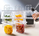 Axya Acrylic Tray with Lid for Milk Tea Shop Seasonings