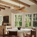 Axyaa Rattan Hanging Lamp Chandelier for Living and Dining Room