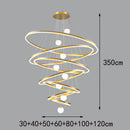 Axyaa Modern Indoor Pendant Light LED Chandelier Ceiling Lamp for Dining Room