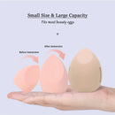 Axyaa Silicone Beauty Egg Organizer with Soft Breathable Dust Cover