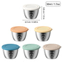 Axyaa Stainless Steel Seasoning Container with Leak-proof Lid