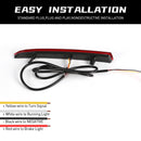Axyaa LED Rear Bumper Reflector Light for Chevy Camaro Cadillac XT5 ATS
