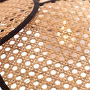 Axyaa Wabi Sabi Rattan Floor Lamp Handmade Designer LED Standing Light