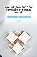 Axyaa Nordic LED Ceiling Lamp Aluminum Acrylic Flush Mount