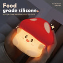 Axyaa Mushroom Night Light: Dimmable Rechargeable LED Lamp for Baby Nursery