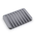 Axyaa Silicone Self Draining Soap Dish | Bathroom Soap Holder and Shower Storage Rack