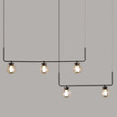 Axyaa Glass Hanging LED Pendant Lights for Restaurant & Bar Decor