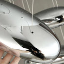 Axyaa Mercury LED Chandelier Skydro Ceiling Light Chrome Water Drop Design