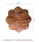 Axyaa Walnut Wood Tray: Chinese Dim Sum, Sushi, Dried Fruit Snack Serving Tray