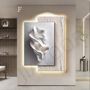 Axyaa Crystal Porcelain Wall Luster for Living Room Corridor Home Decoration