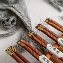 Axya Creative Tortoiseshell Wooden Chopsticks Set