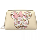 Axyaa Minnie Mouse Cosmetic Bag: Trendy Large Capacity Makeup Case