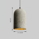Axyaa Nordic Ins Cement Pendant Light for Dining Bedroom Study Unique Decor