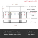 Axyaa Gold Lustre Steel Pendant Lights - Elegant Dining Room Hanging Lamp