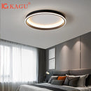 Modern Round LED Ceiling Light for Bedroom by Axyaa - Minimalist Nordic Design for Living Room
