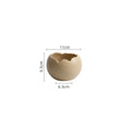 Axyaa Ceramic Eggshell Bowl Set - Ideal for Desserts, Steamed Eggs, Oats, Soups, and Snacks.