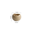 Axyaa Ceramic Eggshell Bowl Set - Ideal for Desserts, Steamed Eggs, Oats, Soups, and Snacks.