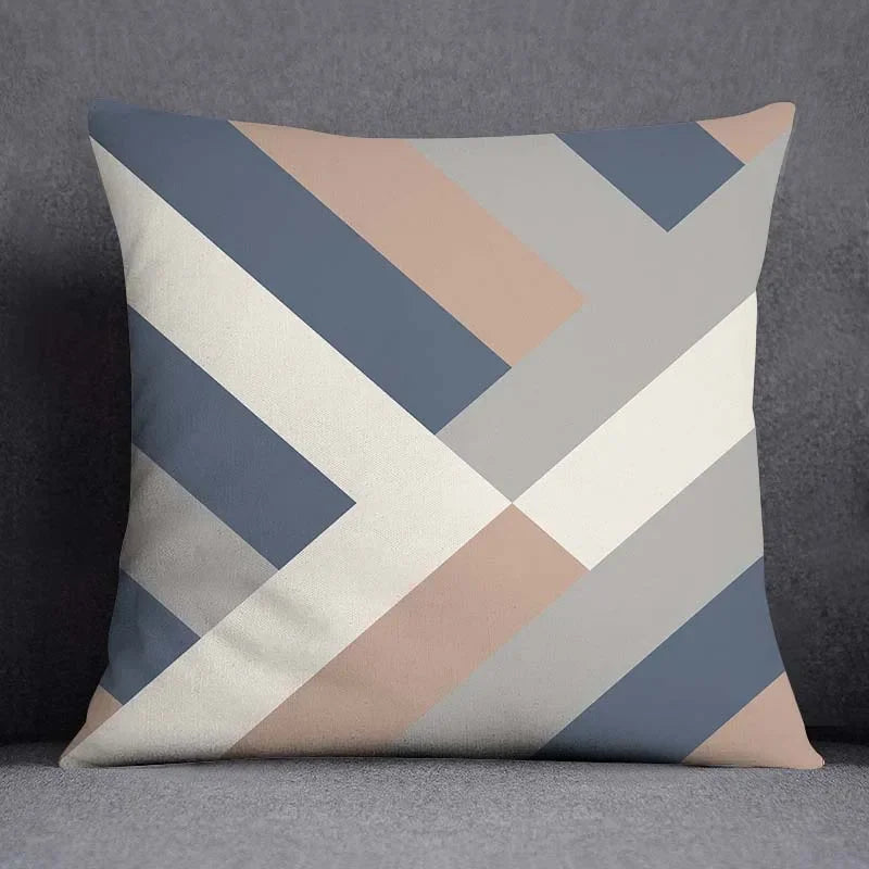 Axyaa Floral Geometric Pillowcase Set Home Decor