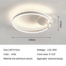 Axyaa Round Ring LED Ceiling Light Modern Minimalism Chandelier for Living Room