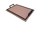 Axya Large Leather Tray for Home Storage and Serving Purposes