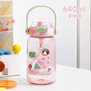 Axyaa Dinosaur Plastic Water Bottle with Handle