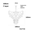 Axyaa Pink Beauty Glass Chandelier French Design Hanging Light for Dinning Room