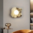 Axyaa Marble LED Wall Sconce Reading Lamp for Home Decor