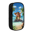 Axyaa Moana Kids Cartoon Pencil Case: Large Capacity, Office Supplies, Amazing Gift