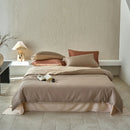 Axyaa Queen Duvet Cover Set - Lyocell/Cotton Mix, Natural Plant Fibers