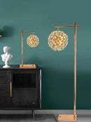 Axyaa Sun Flower Crystal Floor Lamp for Modern Home Decor