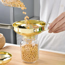 Axya Stainless Steel Wide Mouth Funnel for Jam, Salad Dressing, Wine, Kitchen Gadgets