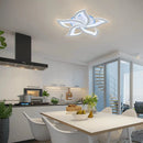 Axyaa Lotus Ceiling Chandelier: Modern Luxury LED Bedroom Lamp Art Decor Lighting