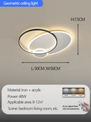 Axyaa Geometric Minimalist Ceiling Light: Creative Design for Master Bedroom