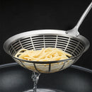 Axyaa Stainless Steel Colander Skimmer Strainer Spoon - Kitchen Utensil