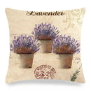Axyaa Lavender Print Collection Pillowcase for Home Decor and Bedding