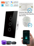 Axyaa Smart WiFi RF433 Touch Switch Voice Control App Panel Alexa Compatible