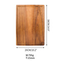 Axyaa Acacia Wood Chopping Board for Meat, Vegetables, Fruit, Cheese - Large Size