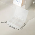 Transparent Kpop Card Holder for Small Playing Cards, Axyaa Collection Box Organizer