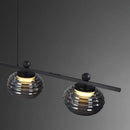 Axyaa Glass Chandelier Dining Room Pendant Lights Ceiling Lamps - Indoor Fancy Lighting