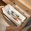 Axyaa Storage Drawer Organizers: Retractable Compartments for Kitchen, Underwear, Cutlery, Socks