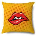 Axyaa Soft Plush POP Comic Portrait Cushion Cover - Home Decor Pillowcase
