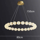 Axyaa Modern LED Chandelier for Living, Dining, and Bedroom Lighting