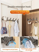 Axyaa Space Aluminum Wall Hook Hanger for Bathroom and Closet