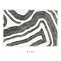 Axyaa Modern Minimalist Large Area Rug for Bedroom and Living Room Decor