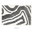 Axyaa Modern Minimalist Large Area Rug for Bedroom and Living Room Decor