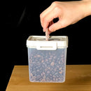 Axyaa Coffee Bean Sealed Jar Clear Food Storage Box Moisture-proof Airtight Container
