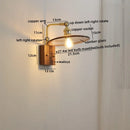 Axyaa Nordic LED Wall Lamps Walnut Glass Stair Light Living Room Bedroom Fixtures