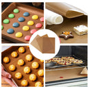 Axyaa High Temp Resistant Baking Pizza Mat Set of 10