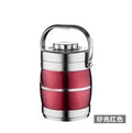 Axyaa 3-Layer Stainless Steel Insulated Bento Lunch Box - Large Capacity Pot